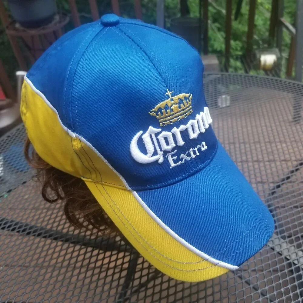 Corona Beer Baseball Golf Hat Cap Mens Unisex Cotton Hook Loop Adjustable Back